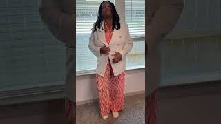 Styling a Summer Pants Set for Fall Plus Size Affordable Fashion under 50 [upl. by Pedro]