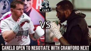 CANELO ALVAREZ VS TERENCE CRAWFORD NEGOTIATIONS START IN JANUARY FOR A FIGHT IN MAY SAYS CANELO [upl. by Terese929]