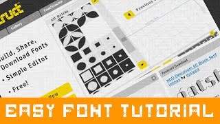 How To Make Your Own Fonts FREE amp EASY  Tutorial by BakaArts [upl. by Aiuqram302]