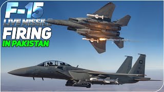 Saudi F15 Eagles Live Missile Firing in Pakistan  Naseem AlBahr 13 Exercise [upl. by Weintrob359]