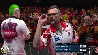 Peter Wright vs Damon Heta  Semi Finals  NZ Darts Masters 🎯 [upl. by Casabonne]