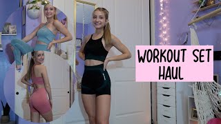 WORKOUT SET HAUL Cute and Affordable OYS Sports [upl. by Gerlac]