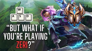 How a Challenger plays Zeri with WASD Binds [upl. by Nnairac]