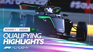 Qualifying Highlights  2024 Jeddah  F1 Academy [upl. by Ayhtnic]