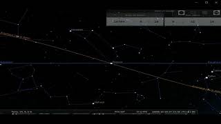 Précession des équinoxes par Stellarium [upl. by Gusta972]