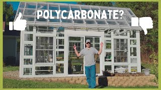 Greenhouse Polycarbonate Roof Update  1 Year Later [upl. by Brainard]