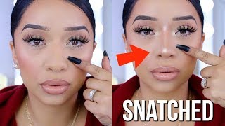 HOW TO CONTOUR YOUR NOSE  FAKE A NOSE JOB WITH MAKEUP ohmglashes [upl. by Vally]