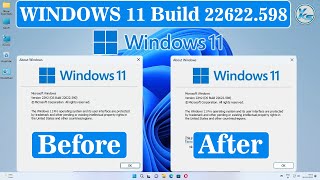 ✅ How To Update Windows 11 22622590 To 22622598  Windows 11 New Update 22622598 KB5017390 [upl. by Patrizio20]