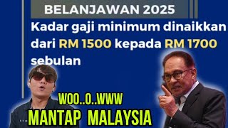 Gaji MINIMUM MALAYSIA UNTUK SEKTOR 3D DARI RM1500 NAIK KE RM17006JUTAMULAI FEBRUARI 2025 [upl. by Bundy]