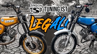 TuningSimson TÜV amp Polizei Mein Weg zum TÜV Moped  Simson TÜV Projekt PART 2  FuelTrottel [upl. by Ellerehs]