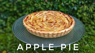 Apple Pie  Eggless Apple Pie  The Food Story [upl. by Aerb]