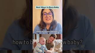 Different ways to burp your baby 👶 pediatrician newbornbaby burping [upl. by Becky869]