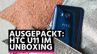 Unboxing HTC U11 ausgepackt [upl. by Elleinwad797]