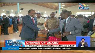 Lt Colonel VN Mburu is Kenyatta’s new aide de camp [upl. by Lennad]