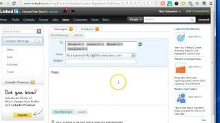 How to send a Message to multiple LinkedIn connections [upl. by Kenyon890]