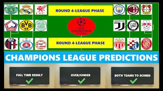 Champions League Predictions 05112024Football Predictions TodayUCL Predictions [upl. by Dolores943]