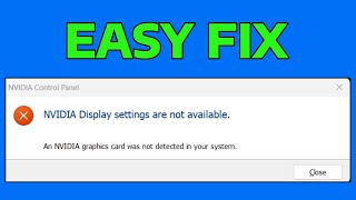 How To Fix Graphics Card Not Detected in Windows 11 [upl. by Ralyt]