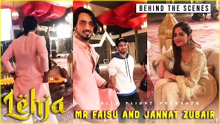 Lehja Song BTS  Jannat Zubair and Mr Faisu  Rahul Shetty  Fainat​ Lehja shorts [upl. by Lassiter37]