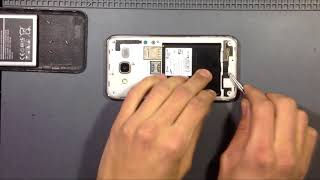 Samsung Galaxy J5 2015 SMJ500 how to disassembly [upl. by Zielsdorf]