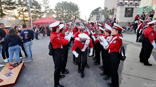 NC State Marching Band  Trumpets amp Saxes 2 having fun before Football Game 10122024 [upl. by Ennaer]