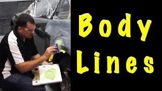 How To Apply and Shape Body Filler on a Body Lines [upl. by Young38]