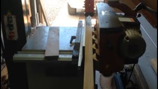 Running a CoMatic DC40 Power Feeder on a Bandsaw [upl. by Naibaf]