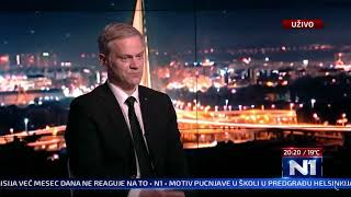 Borko Stefanović  N1 Newsnight [upl. by Rehpotsyrk]