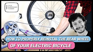 Removing the rear wheel on the RadCity Electric Commuter Bike [upl. by Mayne]