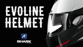 Shark Evoline Helmet  2 in 1 Open and Full Face Motorcycle Helmet  WingStuffcom [upl. by Noraha]