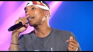 Pharrell Williams live in Düsseldorf ISS Dome 2014 [upl. by Heron479]