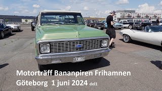 Motorträff Bananpiren Göteborg 1 juni 2024 del1 [upl. by Rigby943]