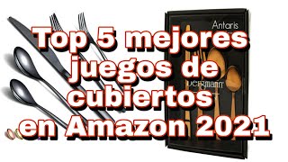 ✅Top 5 mejores juegos de cubiertos en Amazon 2021✅ [upl. by Cissiee]