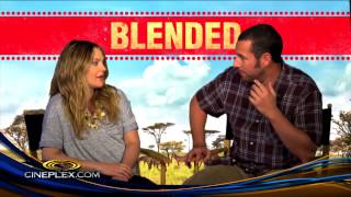 Exclusive Quizzing Adam Sandler and Drew Barrymore [upl. by Elnora532]