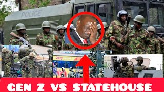 KIMEUMANA ‼️ Heavy Tight Security And Armored Vehicle OF KDF SECURE Statehouse A head Of Gen Z STORM [upl. by Noivart]