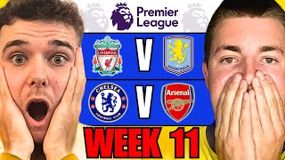 PREMIER LEAGUE WEEK 11 PREDICTIONS [upl. by Lundgren]