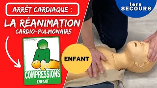 Arrêt cardiaque ENFANT  la réanimation cardiopulmonaire  RCP ı Formation premiers secours [upl. by Scotney936]