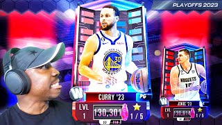 COSMIC JASPER CURRY IN PLAYOFFS PACK OPENING NBA 2K Mobile Season 5 [upl. by Leahcir]