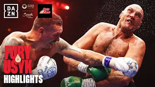 UNDISPUTED CHAMPION CROWNED  Tyson Fury vs Oleksandr Usyk Fight Highlights Ring of Fire [upl. by Linus]