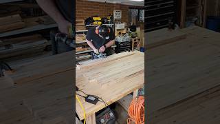 Finally glueing up the table top 😄 timelapse woodworking [upl. by Melody]