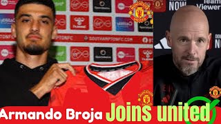 ✅🔥ARMANDO BROJA TO MANCHESTER UNITED LOAN DEAL SEALED MEDICAL IN 24 HOURS✅🔥 [upl. by Pate823]