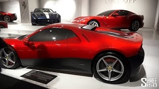 675LT and FF Visit the Ferrari Museum in Maranello [upl. by Inol]