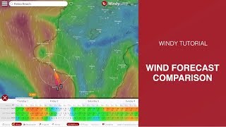 Wind Forecast Comparison  WINDY TUTORIAL [upl. by Timrek]