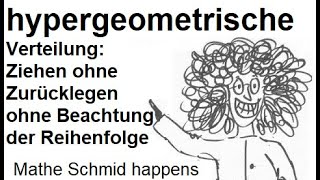 Hypergeometrische Verteilung Wieviele Fische sind im Teich  Mathematik vom Mathe Schmid [upl. by Harbert]