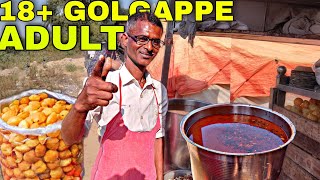 18 Adult Golgappe waala  गोलगप्पे khake बच्चे सुसु और ladies उल्टी kar deti hai। Gwalior [upl. by Harraf]