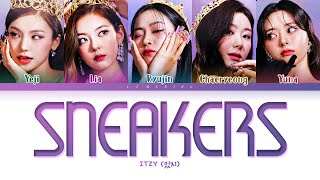 ITZY SNEAKERS Lyrics 있지 SNEAKERS 가사 Color Coded LyricsHanRomEng [upl. by Aneleasor656]