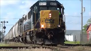 All EMD and one Leslie RS5T CSX 8511 SD50 [upl. by Dewey232]