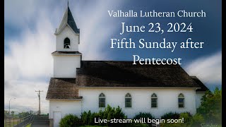 Valhalla Lutheran Church  June 30 2024 [upl. by Havard]