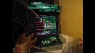 Launch of my Alien Bartop Desktop MAME cabinet [upl. by Ileak]