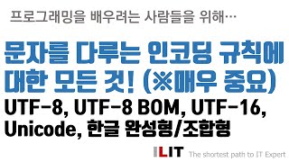 문자를 다루는 인코딩 규칙에 대한 모든 것 [upl. by Felicie525]