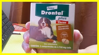 Para Que Serve o Remédio Drontal Plus Para Cães REVIEW Como Usar o Drontal Plus É Bom Funciona [upl. by Selbbep]